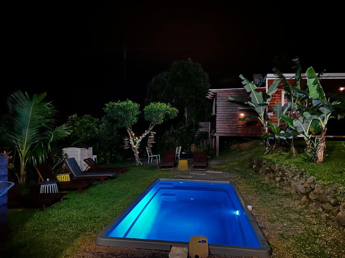 L'Escapade Creole Jacuzzi Privatif Bungalow Bananier Saint-Joseph Exterior photo
